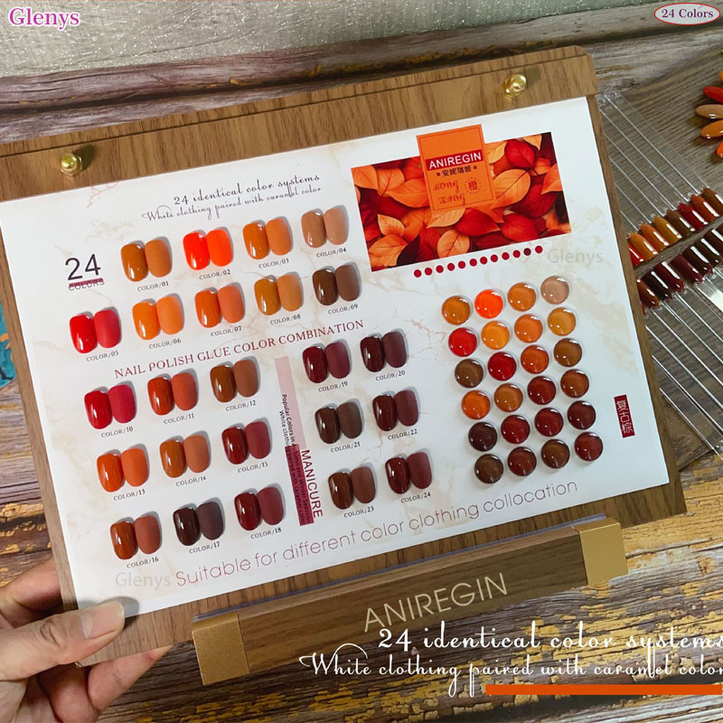 Vintage Brown 24 Color Nail Po - Resin Art Online recension och pris