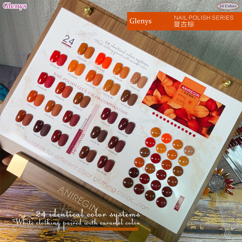 Vintage Brown 24 Color Nail Po - Resin Art Online recension och pris