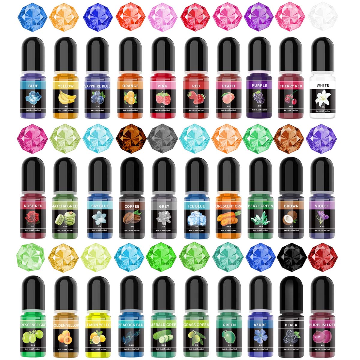 5ml/Bottle Epoxy Resin Pigment - Resin Art Uv recension och pris