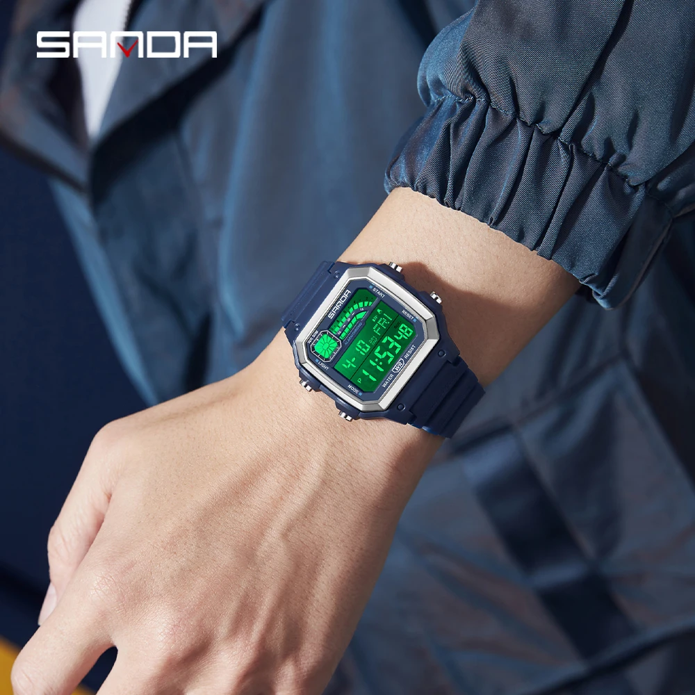 SANDA 6196 Electronic Watch Mu - Resin Art Underwater recension och pris