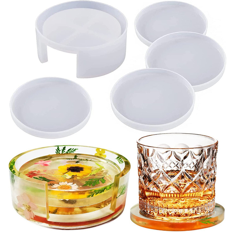 Round Square Coaster Silicone  - Resin Art Coasters recension och pris