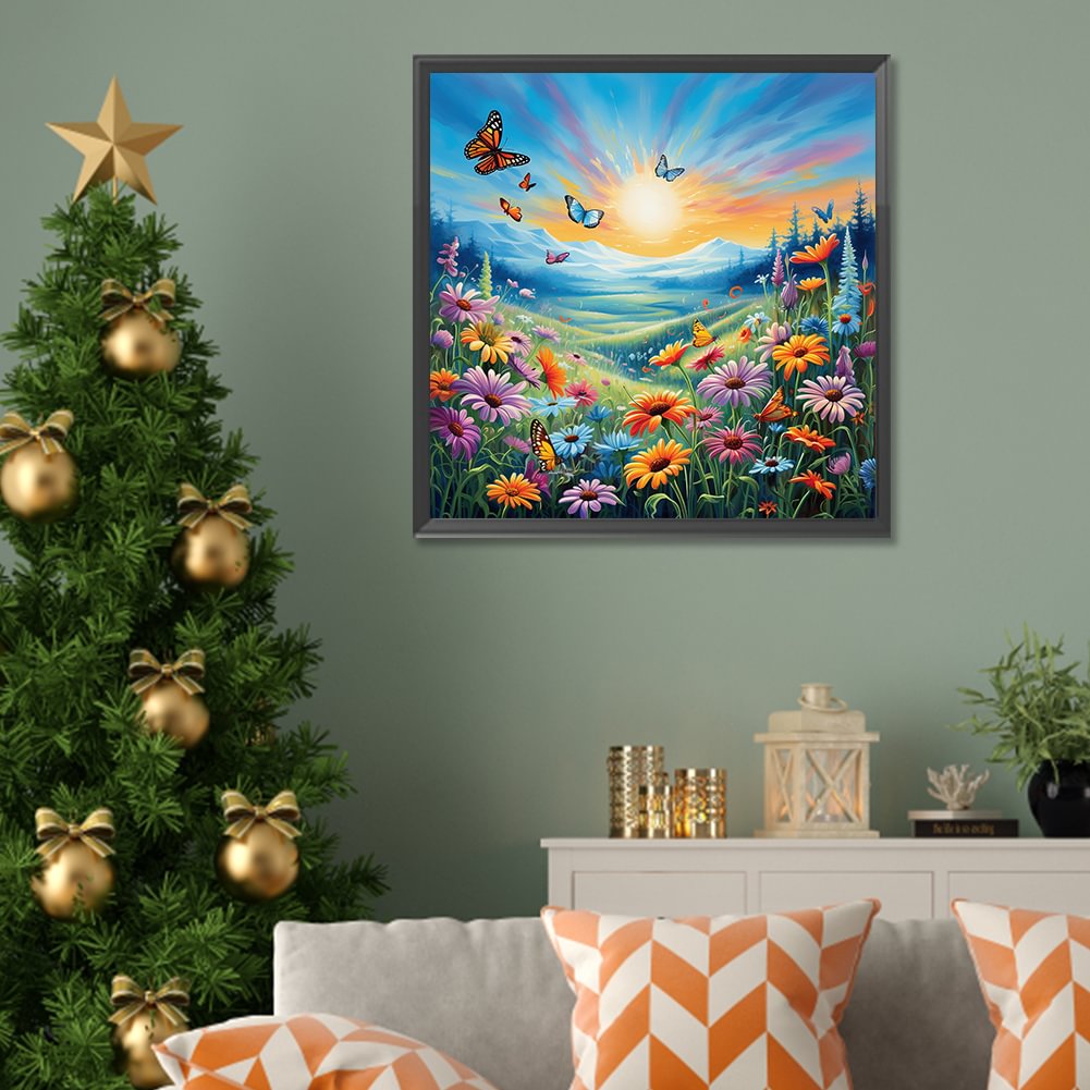 Diamond Painting Family Cute D - Resin Art With Flowers recension och pris